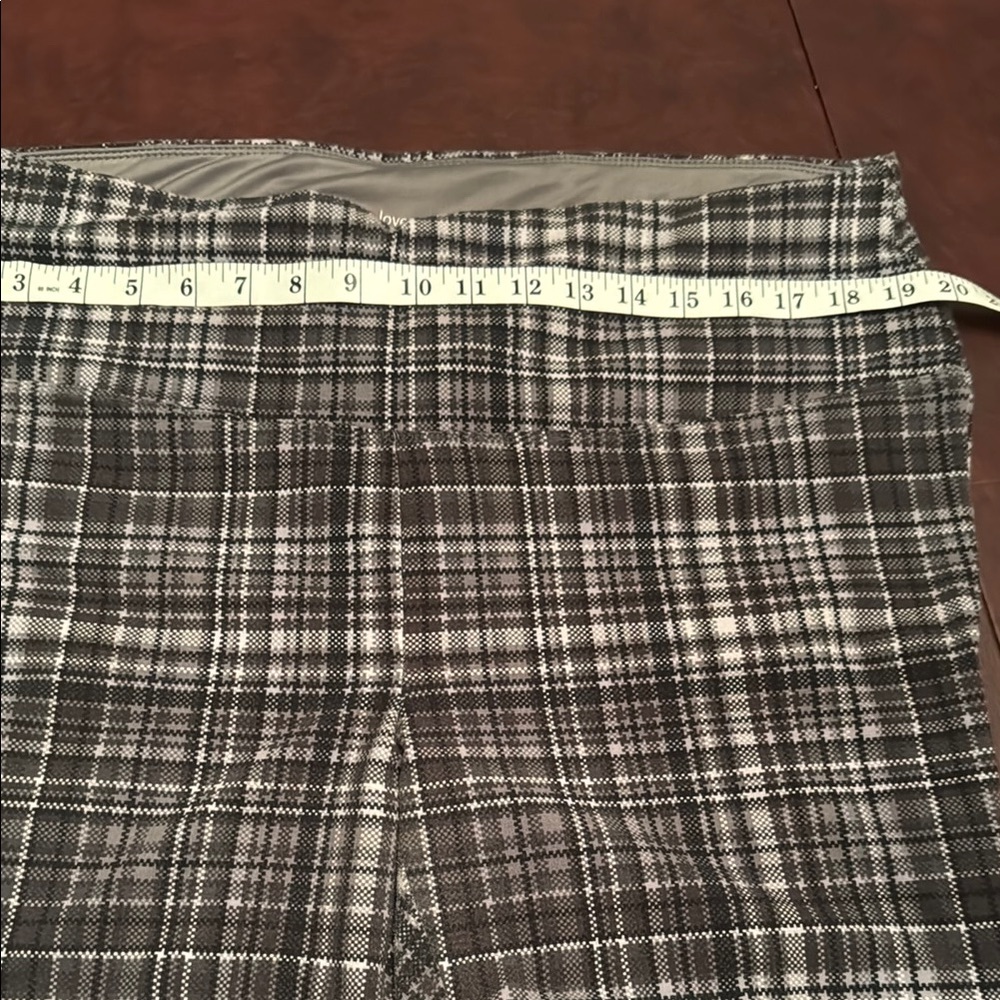 Intro Love the Fit Plaid Gray, Black & White Pants - Picture 4 of 5